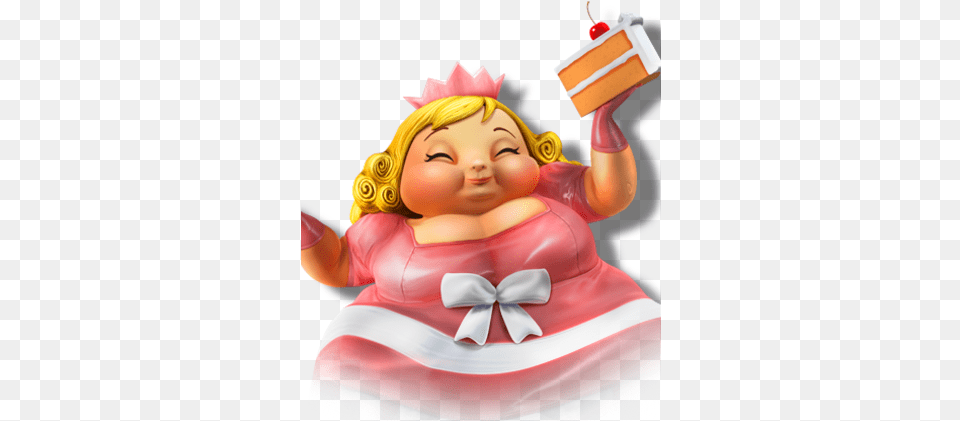 Fat Princess Playstation All Stars Wiki Fandom Fat Princess, Baby, Person, Figurine, Birthday Cake Free Png Download