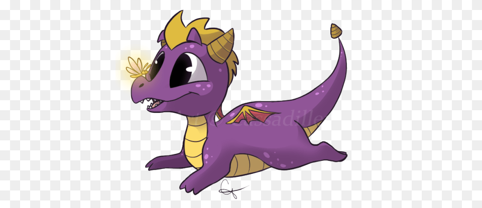 Fat Spyro Tumblr, Purple, Animal, Kangaroo, Mammal Free Png Download