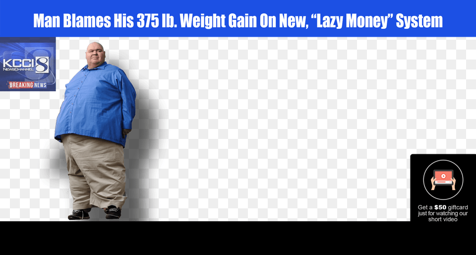 Fat Standing, Adult, Sleeve, Person, Pants Free Png