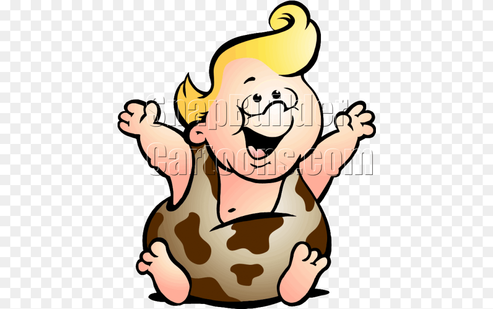 Fat Tarzan Cartoon, Baby, Person, Face, Head Png Image