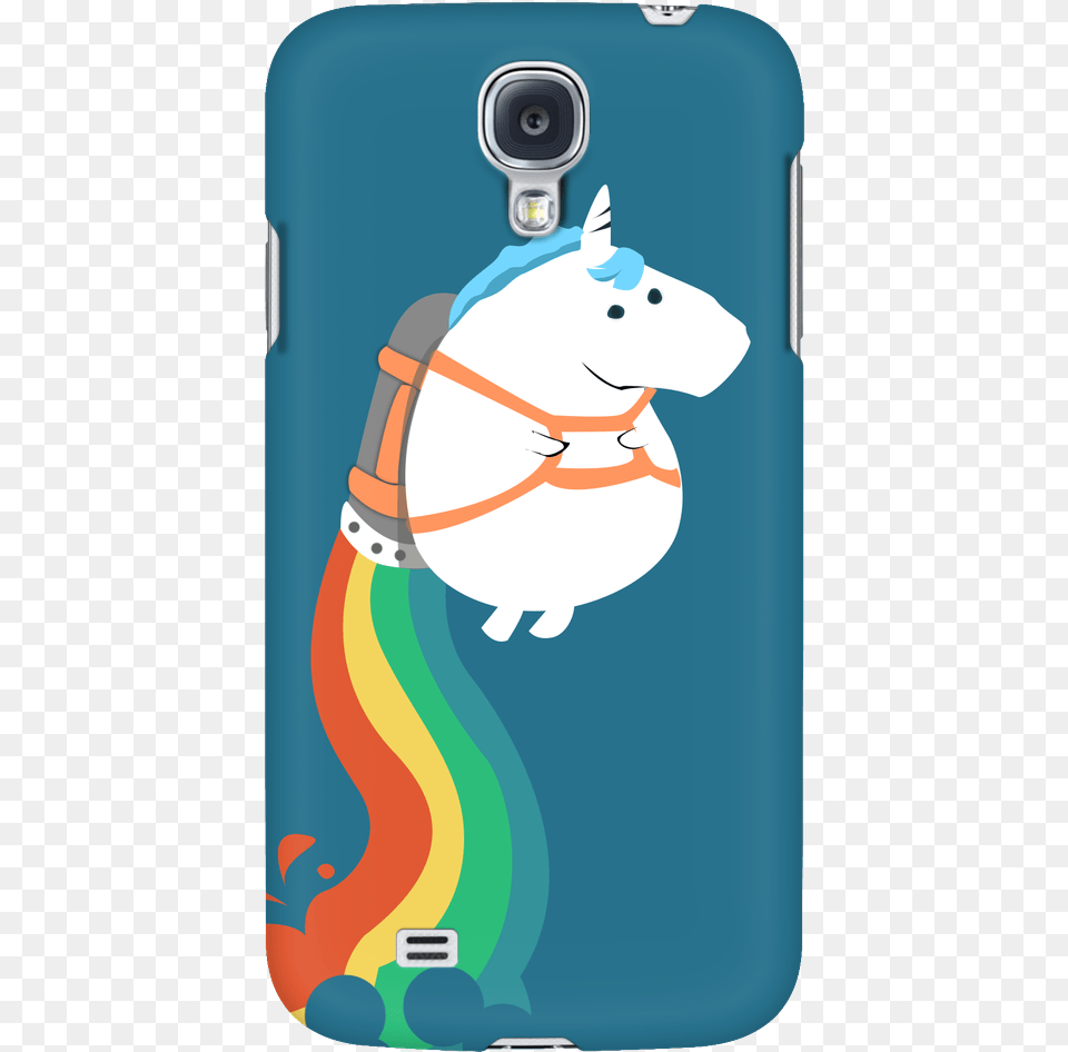 Fat Unicorn On Rainbow Jetpack Hand Towel, Electronics, Nature, Outdoors, Snow Free Transparent Png