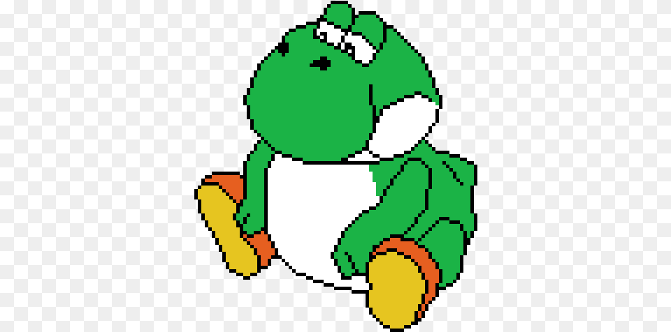 Fat Yoshi Pixel Art, Plush, Toy, Baby, Person Free Transparent Png