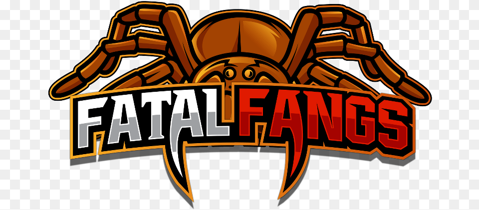 Fatal Fangs Logo Tarantula, Animal, Invertebrate, Spider, Dynamite Png Image