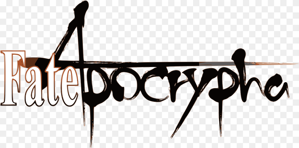 Fate Apocrypha Logo Transparent Fate Apocrypha Logo, Text, Handwriting Png Image