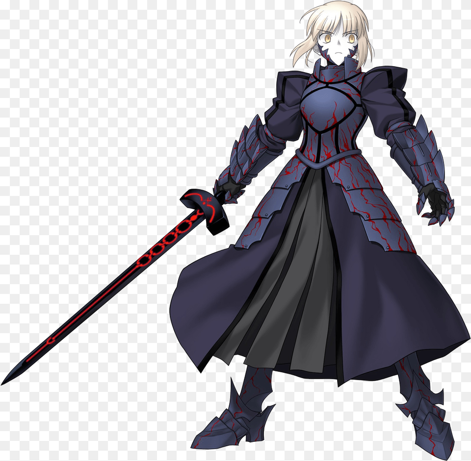 Fate Stay Night Fate Saber Alter, Book, Comics, Publication, Weapon Png Image