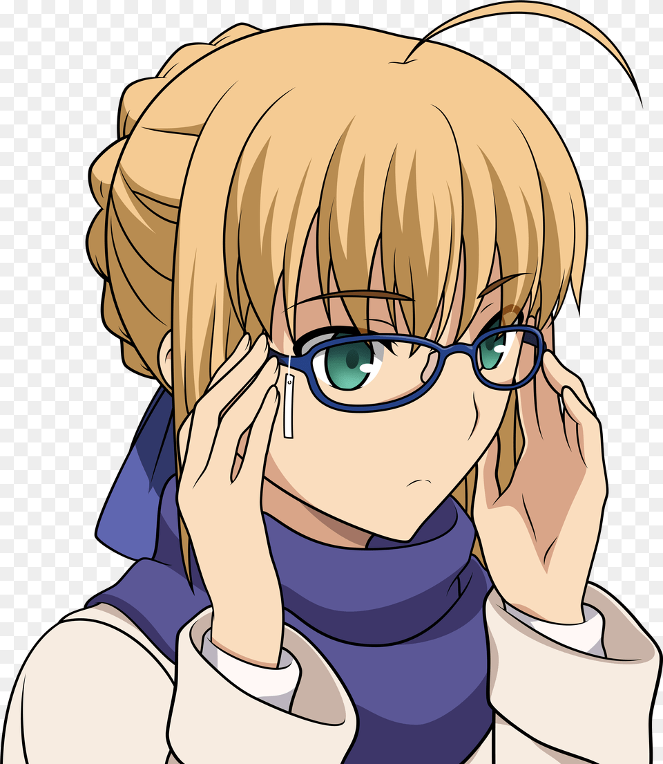 Fate Stay Night Saber Vector, Publication, Book, Comics, Person Free Transparent Png