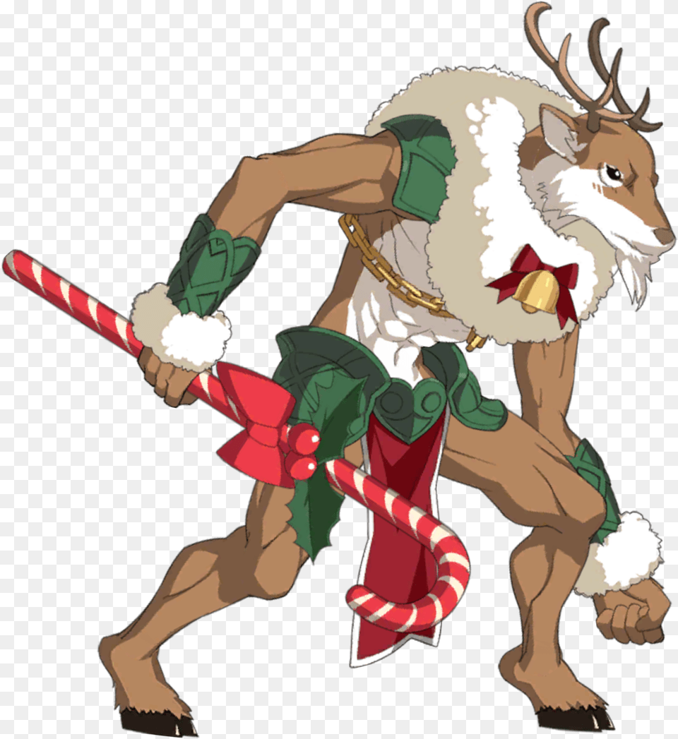 Fategrand Order Wikia Christmas Reindeer Assassin, Elf, Person, Face, Head Free Transparent Png