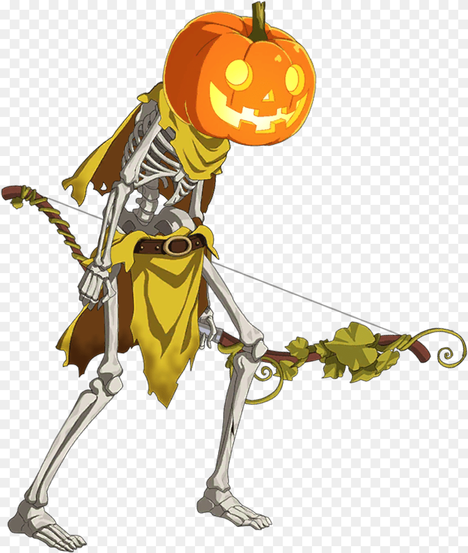 Fategrand Order Wikia Pumpkin Skeleton Sprite Fgo, Person, Weapon Png