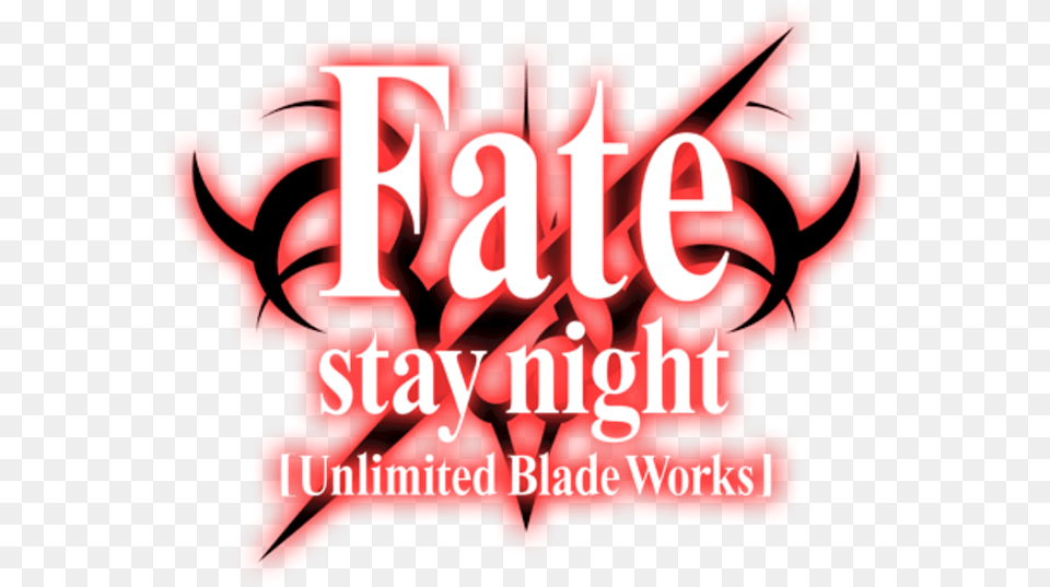 Fatestay Night Unlimited Blade Works Netflix Fate Stay Night Unlimited Blade Works Logo, Dynamite, Weapon, Light, Text Png
