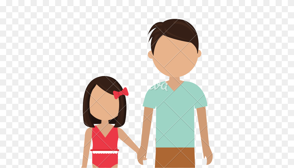Father And Daughter Swimwear Cuycvaa Image Clip Art, Photography, Adult, Person, Woman Free Transparent Png