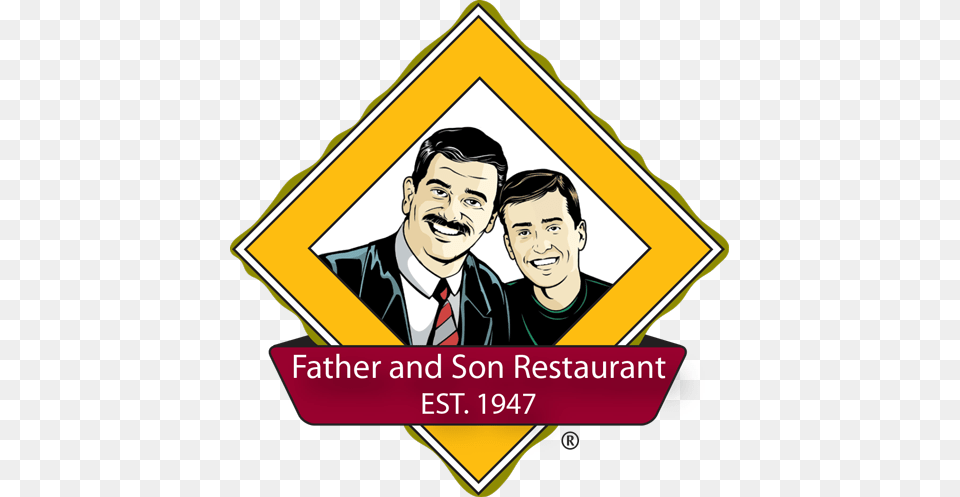 Father And Son, Sign, Symbol, Adult, Face Free Png