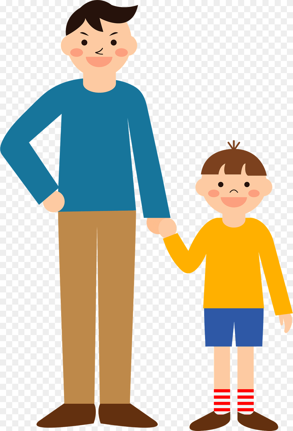 Father And Son Clipart, Sleeve, Pants, Long Sleeve, Clothing Free Png