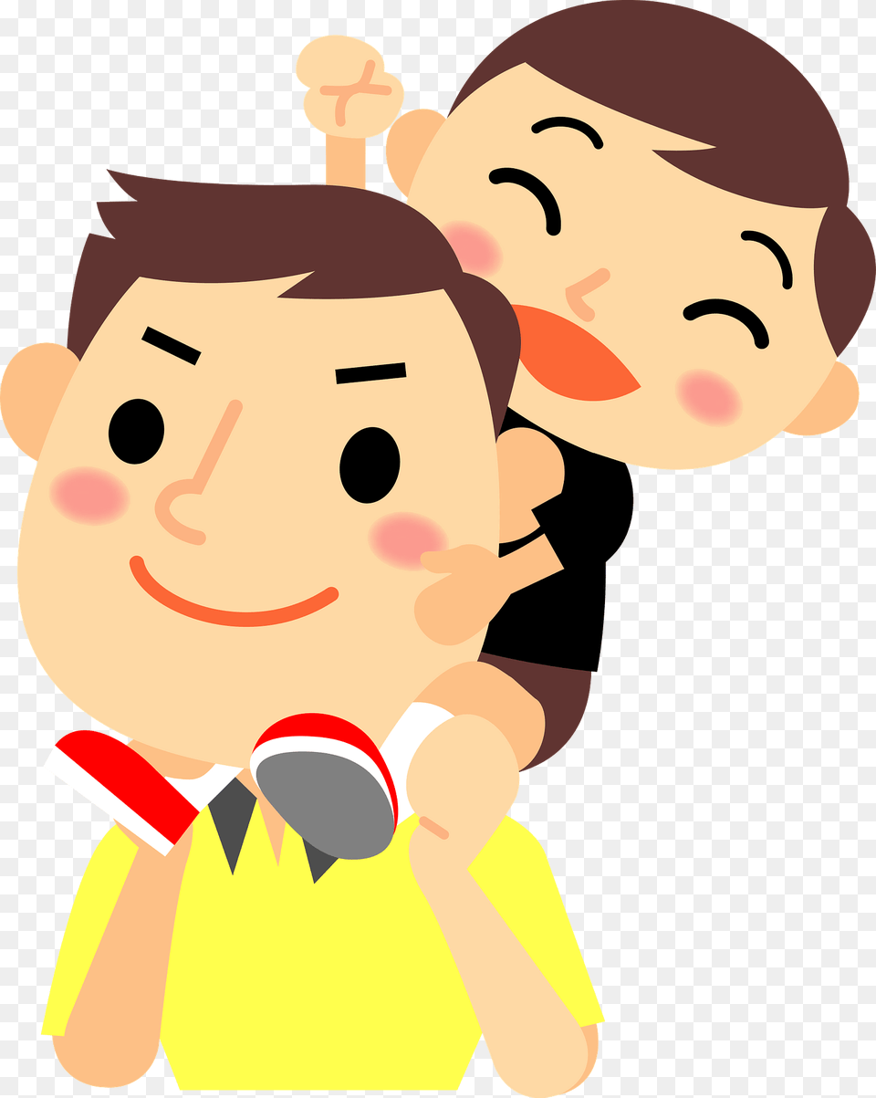 Father And Son Clipart, Face, Head, Person, Animal Png Image