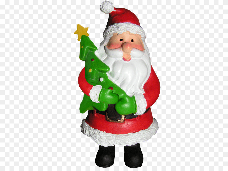 Father Christmas Figurine, Nature, Outdoors, Snow Free Png