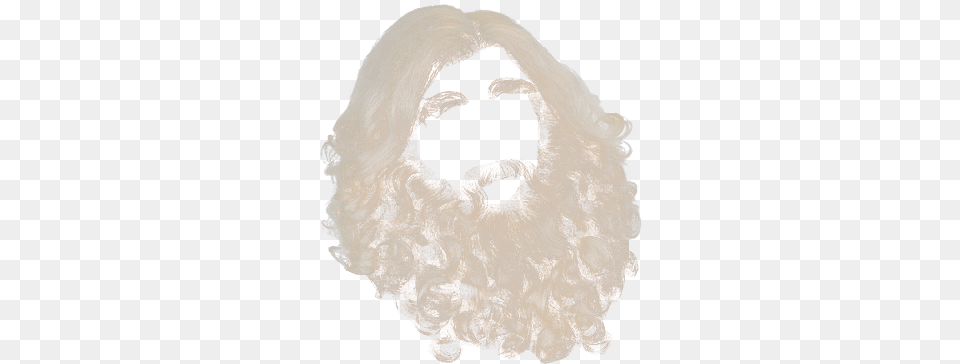Father Christmas Beard And Hair Transparent Background Santa Beard, Blonde, Person, Adult, Wedding Png Image