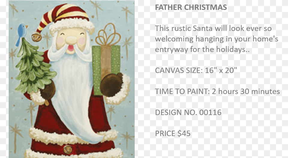 Father Christmas Painting, Winter, Snowman, Snow, Outdoors Free Transparent Png