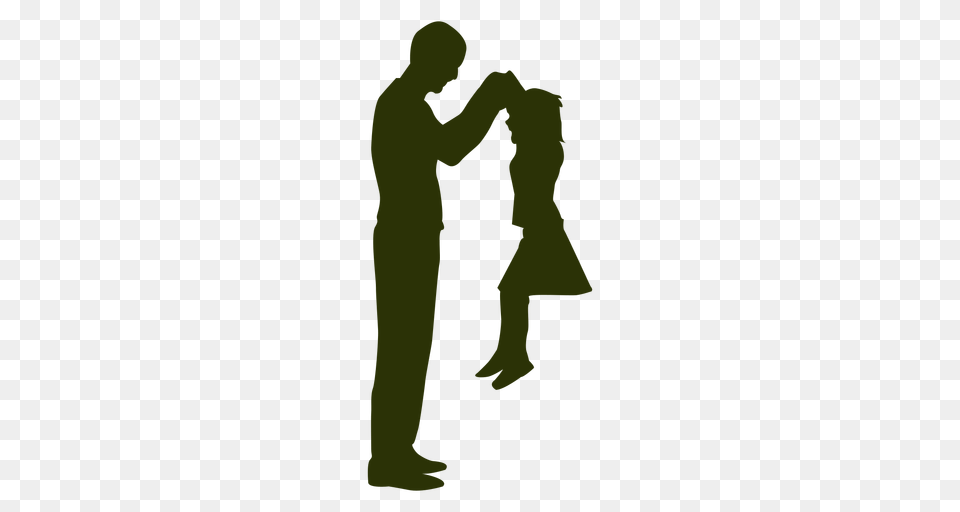 Father Daughter Dance Silhouette Clip Art, Person, Head, Body Part, Hand Png Image