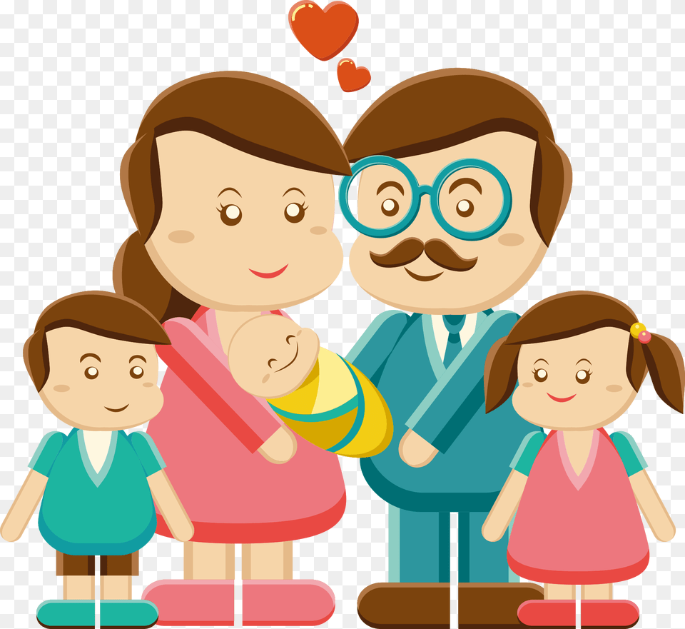 Father Family Mother Clip Art, Baby, Face, Head, Person Free Png Download