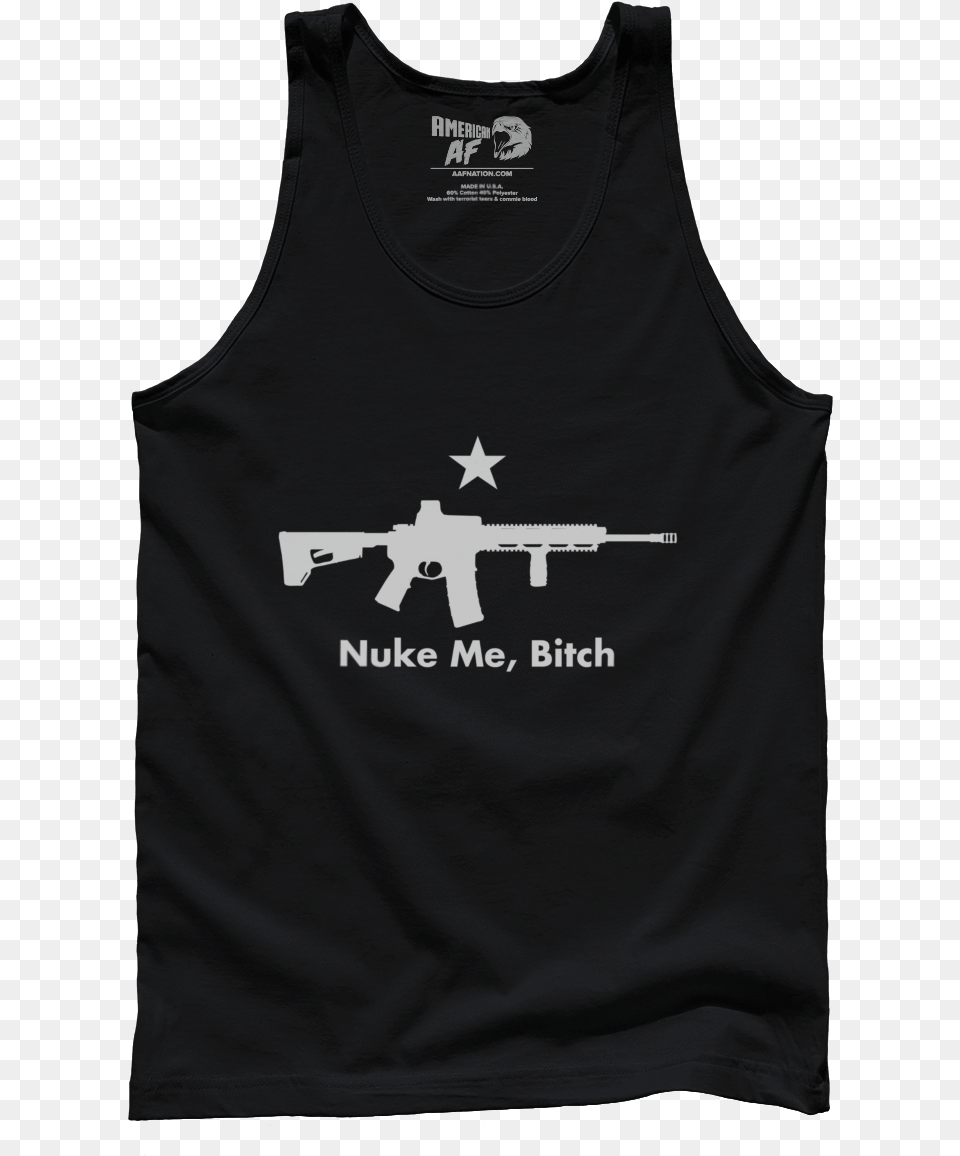 Father Forgive Me For These Gains I M, Clothing, Tank Top, Firearm, Gun Free Png Download