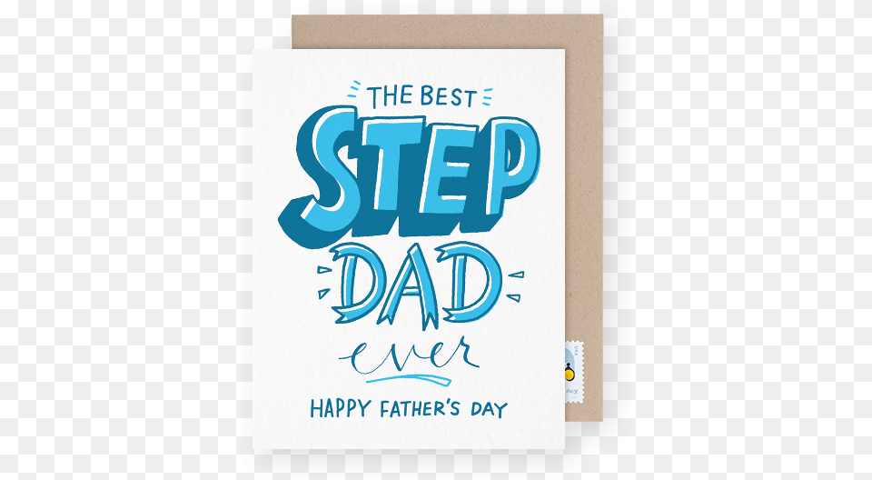 Father S Day Card For Step Dad Poster, Advertisement, Book, Publication Free Png