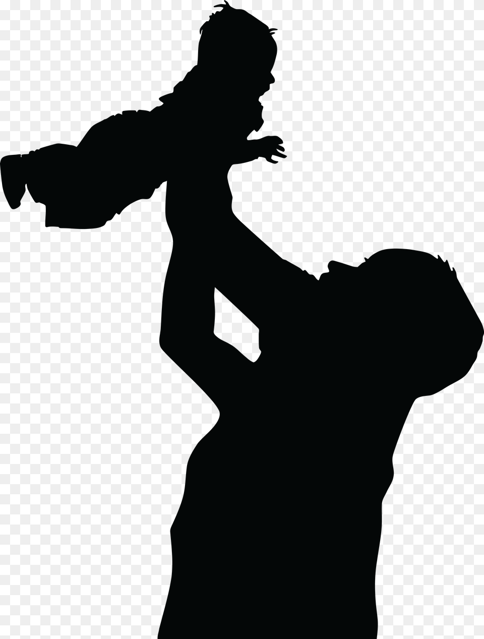 Father Son Daughter Clip Art Silhouette Father And Son, Dancing, Leisure Activities, Person Free Transparent Png
