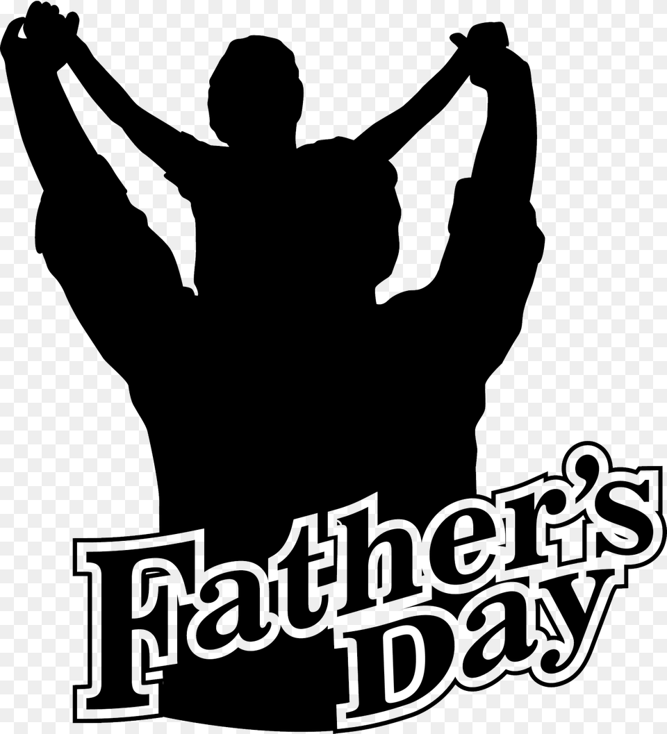 Fathers Day Happy Fathers Day 2017, Silhouette, Stencil, Adult, Male Free Transparent Png