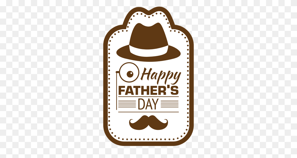 Fathers Day Happy Vintage Emblem, Clothing, Face, Hat, Head Free Png