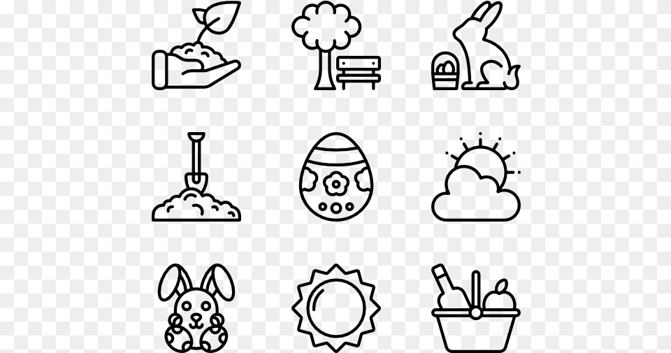 Fathers Day Icons, Gray Png Image