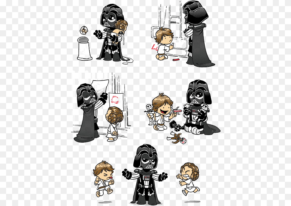 Fathers Day Star Wars, Book, Comics, Publication, Baby Png Image