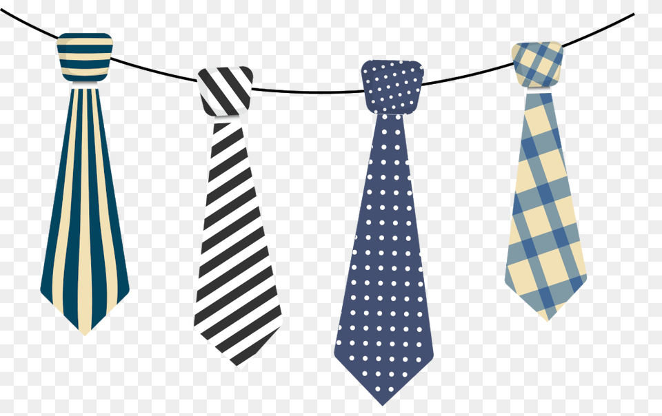 Fathers Day Tie Vector Clipart, Accessories, Formal Wear, Necktie Free Png Download