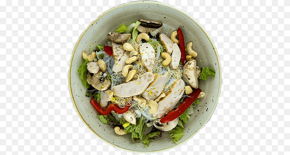 Fattoush Salad With Cashew Nuts, Food, Food Presentation, Lunch, Meal Free Transparent Png