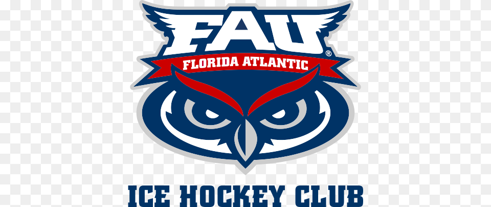 Fau Hockey Florida Atlantic University Clipart, Logo, Emblem, Symbol Png Image