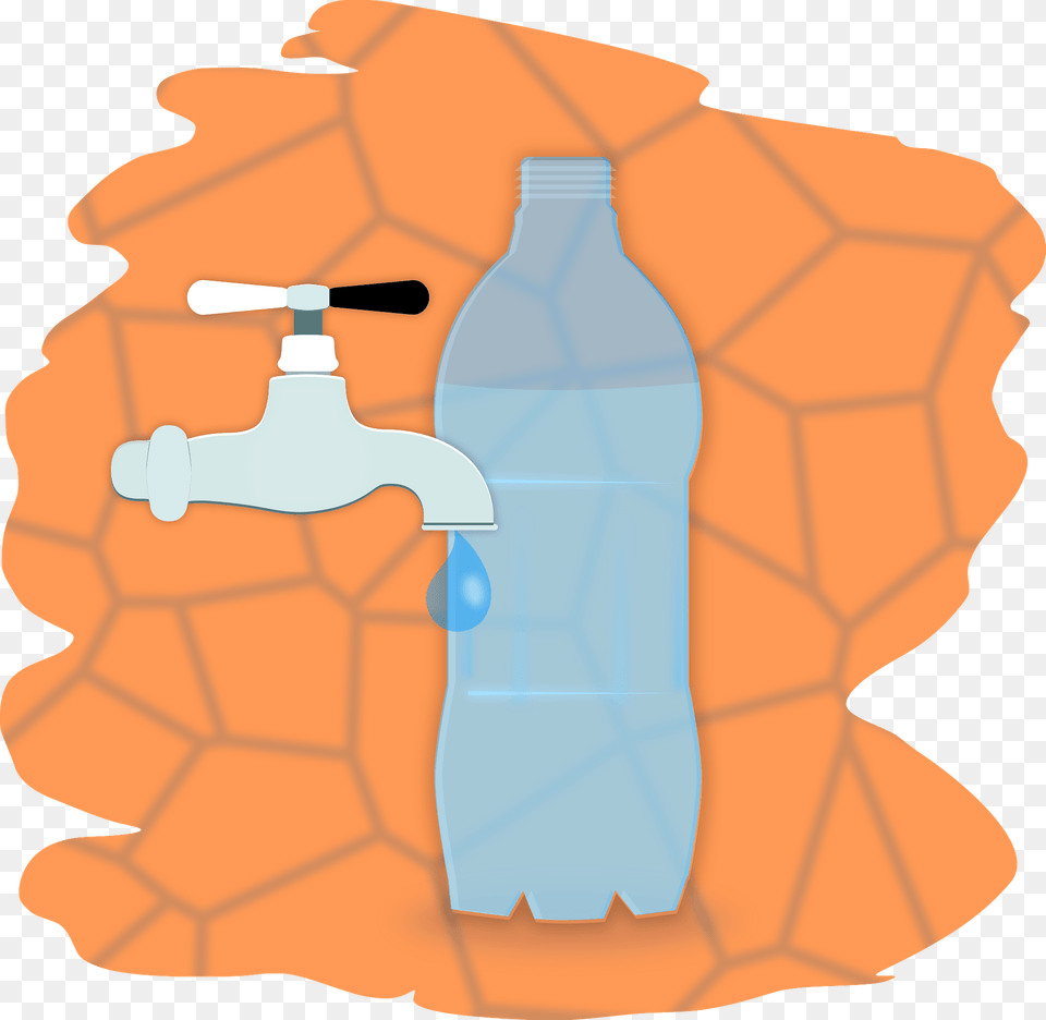 Faucet And Water Bottle Clipart Png