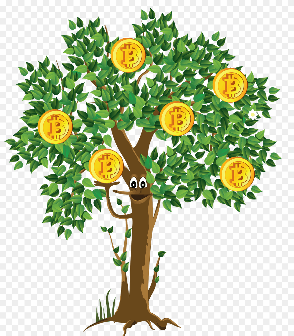 Faucet Exchange Money Tree Bitcoin Cryptocurrency Clipart Money Tree Clip Art, Flower, Plant, Rose, Vegetation Free Png