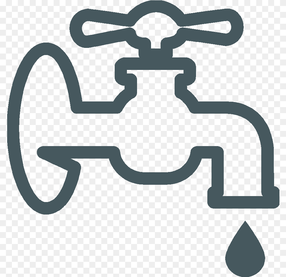 Faucet With Dripping Water Reduce In Water Consumption Icon, Tap, Gas Pump, Machine, Pump Free Png Download
