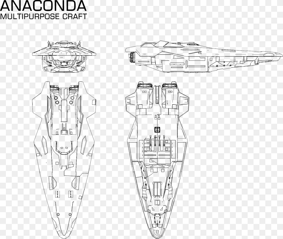 Faulcon Delacy Anaconda From Elite Elite Dangerous Anaconda Piracy, Car, Transportation, Vehicle, Aircraft Png