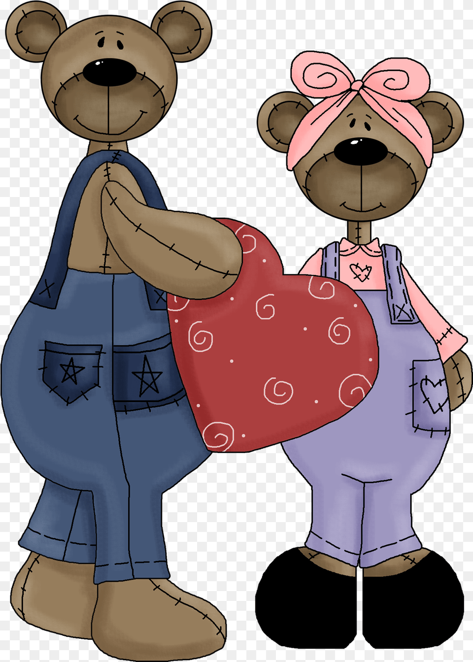 Fauna Enamorada Bear Clipart Zentangle Drawings Cartoon, Baby, Person, Face, Head Free Png Download
