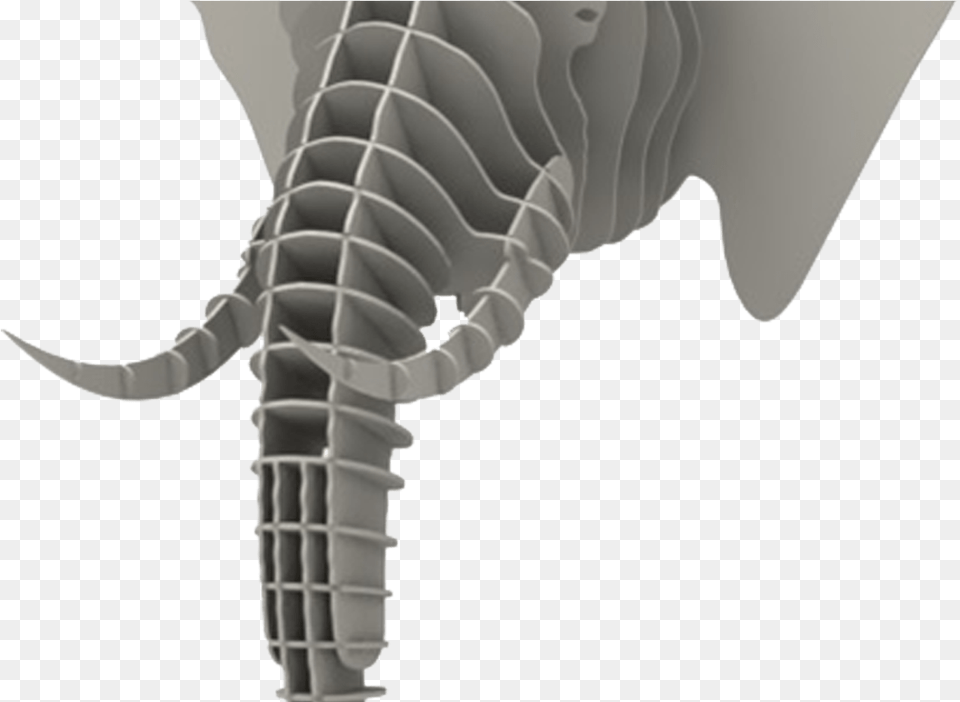 Faux Elephant Head Wild Makecnccom Quebra De Elefante 3d, X-ray, Plant Free Png Download