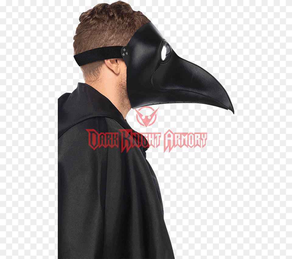 Faux Leather Plague Doctor Mask Costume Doctor Plague, Animal, Beak, Bird, Adult Png