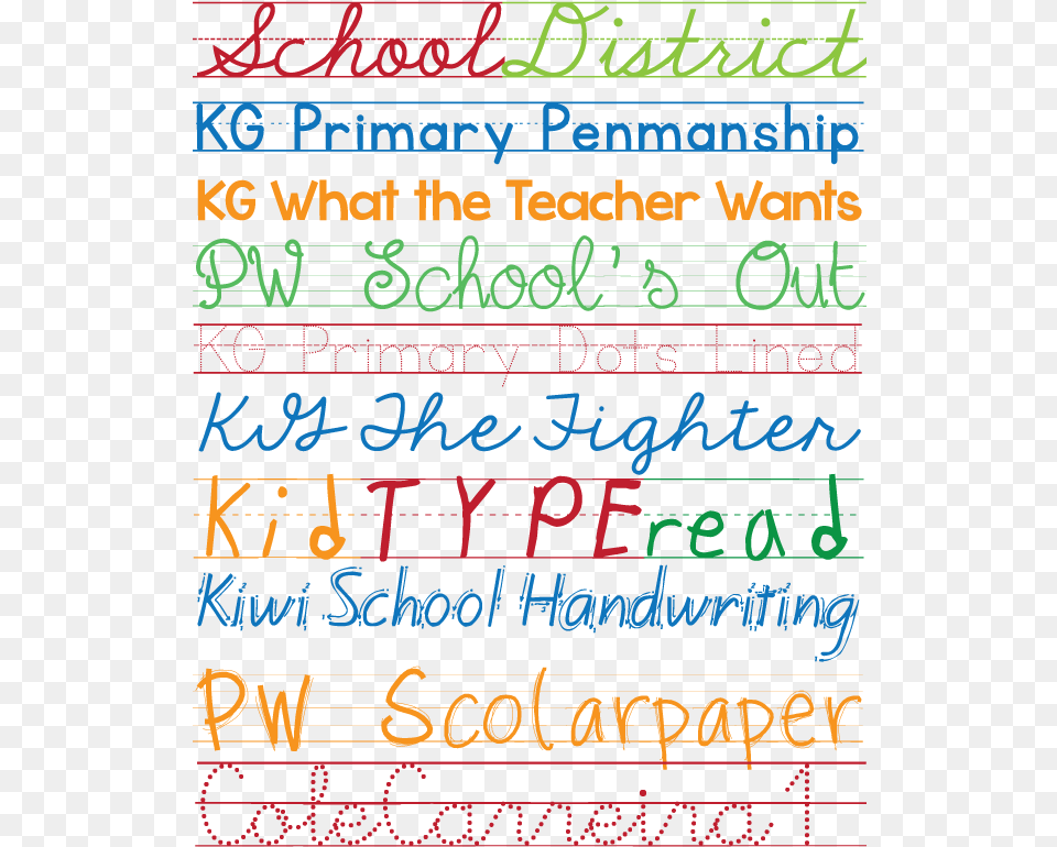 Favorite Fonts Primary School Fonts, Book, Publication, Text, Handwriting Free Transparent Png