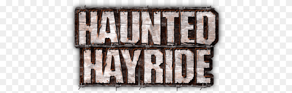 Favorite Halloween Event Los Angeles Haunted Hayride Wood, Box, Crate, Brick, Fireplace Free Png Download