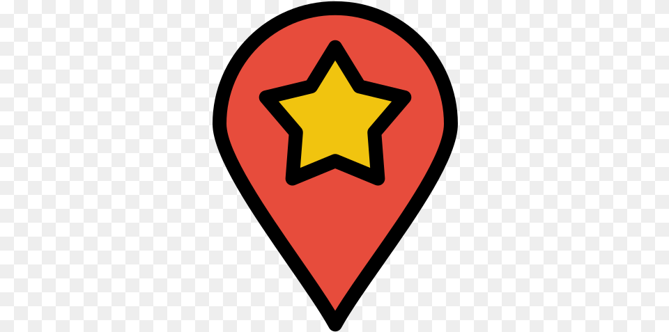 Favorite Location Place Map Transparent Travel Pin, Symbol, Star Symbol, Cross Free Png