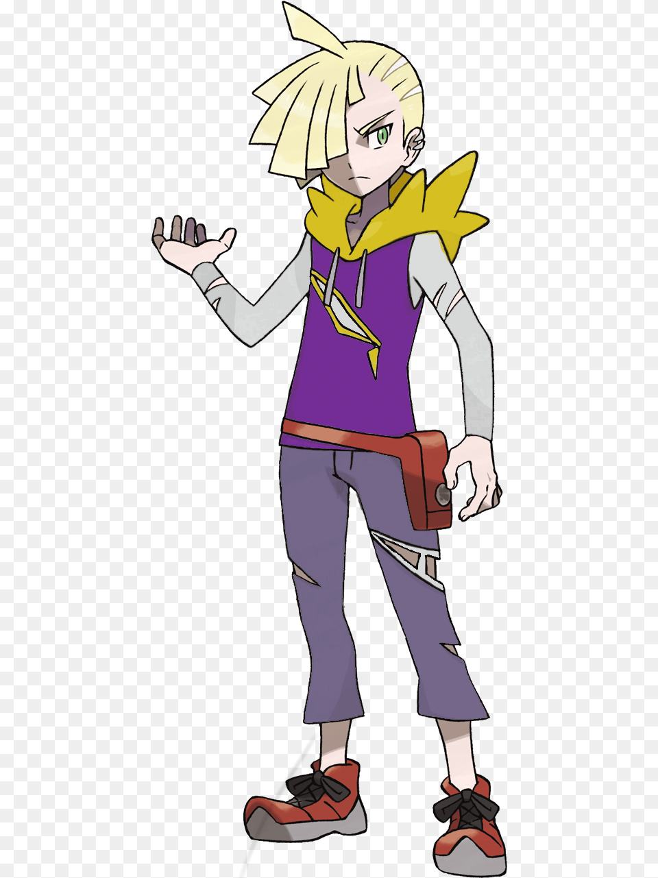 Favorite Paper Mario Character Gladion Draw Lillie From Pokemon, Book, Publication, Comics, Boy Png Image