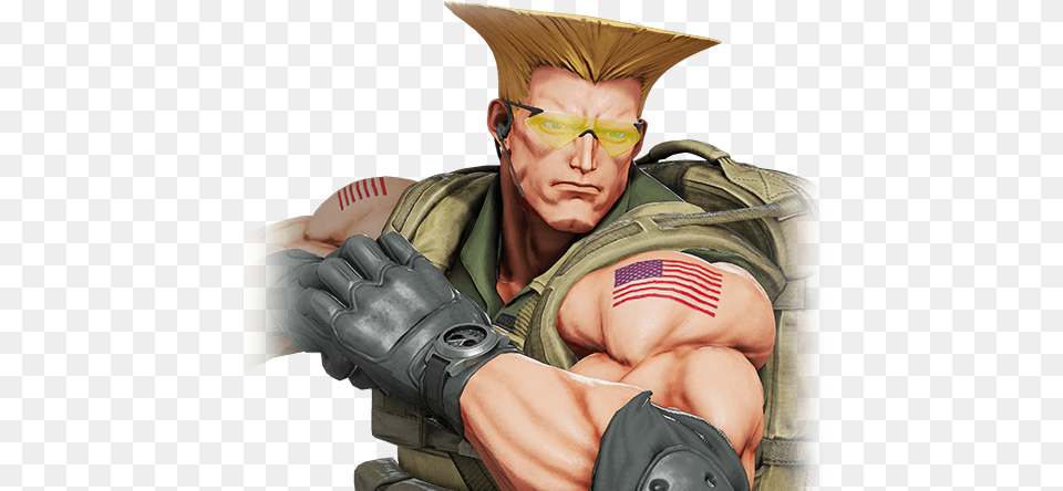 Favorite Sfv Costumes Sfv Guile Render, Person, People, Clothing, Glove Png