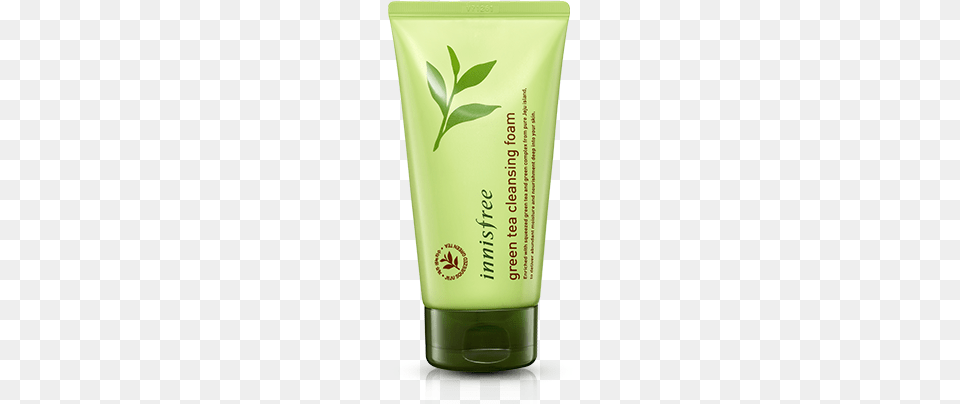 Favorite Skin Care Innisfree The Green Tea Seed Serum Cleansing Foam, Bottle, Herbal, Herbs, Plant Png Image