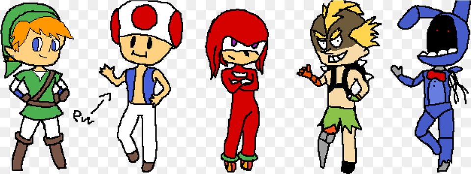 Favorite Video Game Characters Cartoon, Publication, Book, Comics, Person Free Png