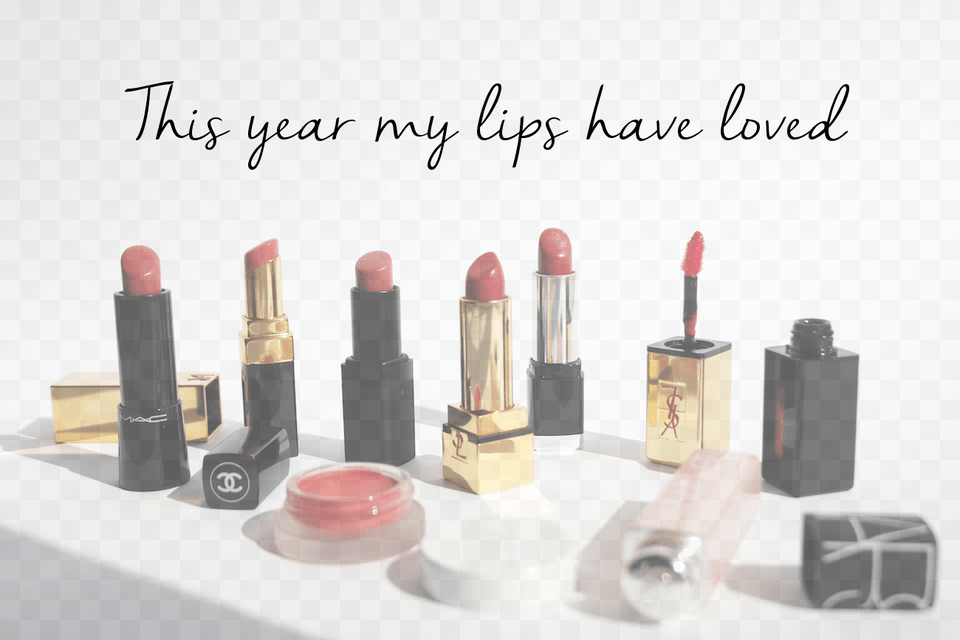 Favorites Of The Year Lip Care, Cosmetics, Lipstick, Bottle, Perfume Free Png