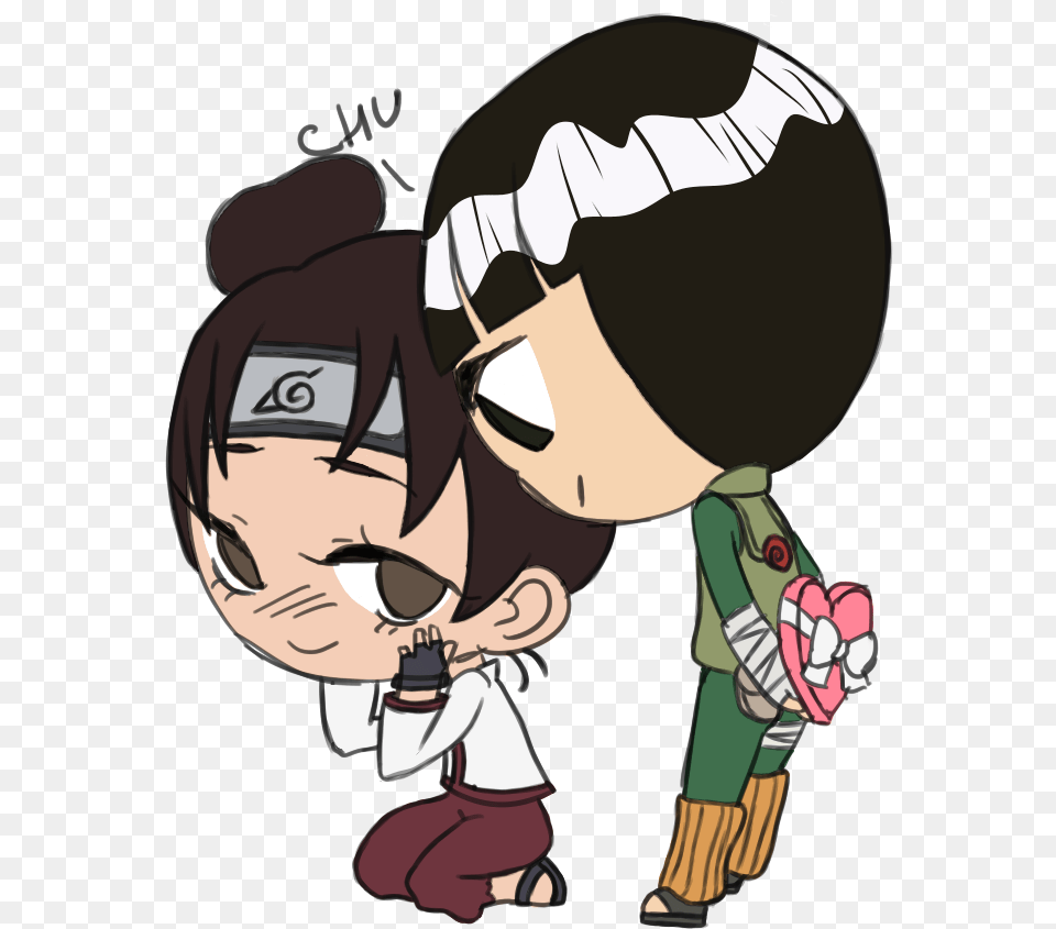 Favourite Of This Set Is The One With Rock Lee And Rock Lee Y Tenten, Book, Comics, Publication, Baby Png Image