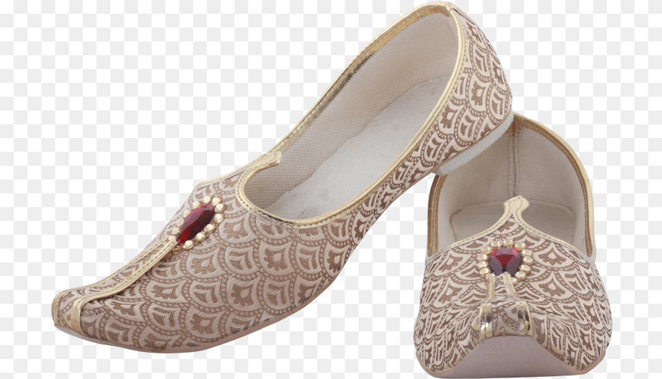 Fawn Juti For Festival Court Style Sherwani, Clothing, Footwear, Shoe, High Heel Free Transparent Png