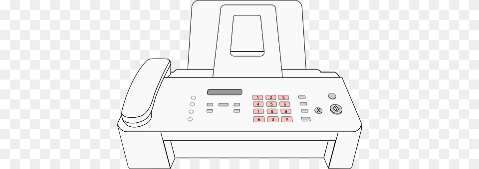 Fax Computer Hardware, Electronics, Hardware, Machine Png Image